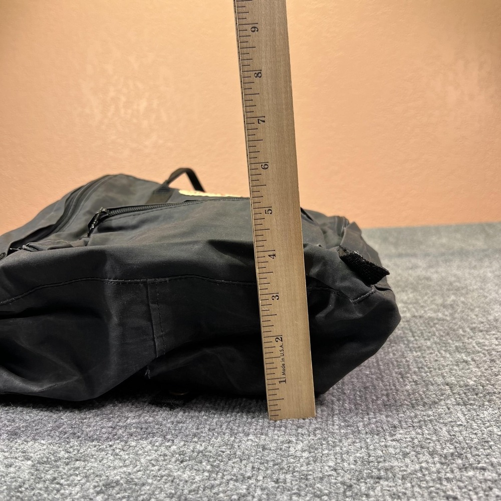Fjallraven Kanken Classic Backpack Black Grey 23510 Vinylon F School Bag - Picture 16 of 16